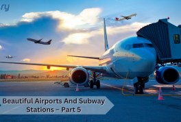 Beautiful airports and subway stations