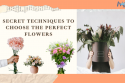 flower picking techniques