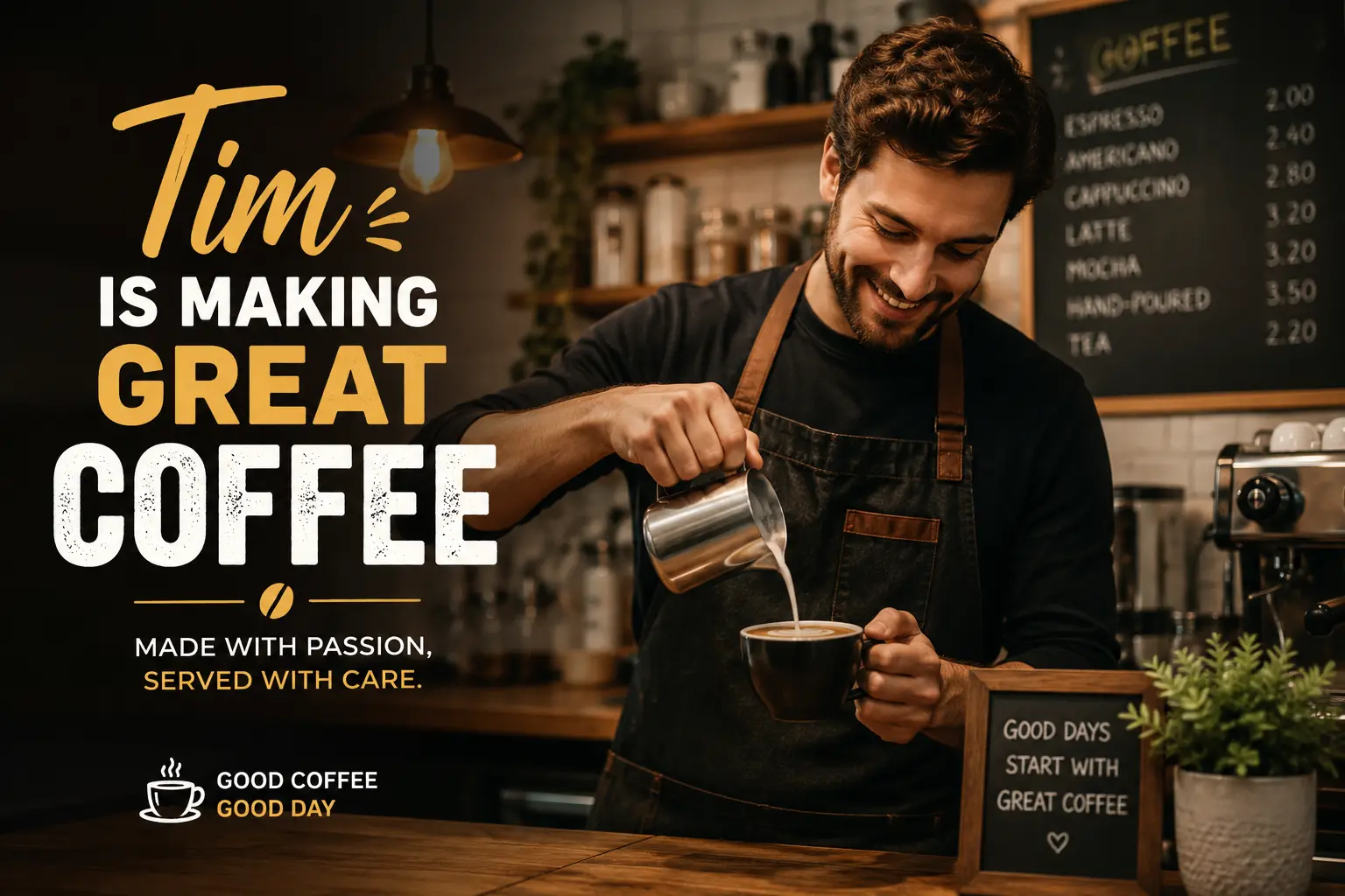 TIM IS MAKING GREAT COFFEE - Updated August 2026-27