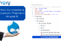 How to create a Custom Theme in drupal 9