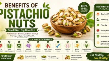 benefits of pistachio nuts
