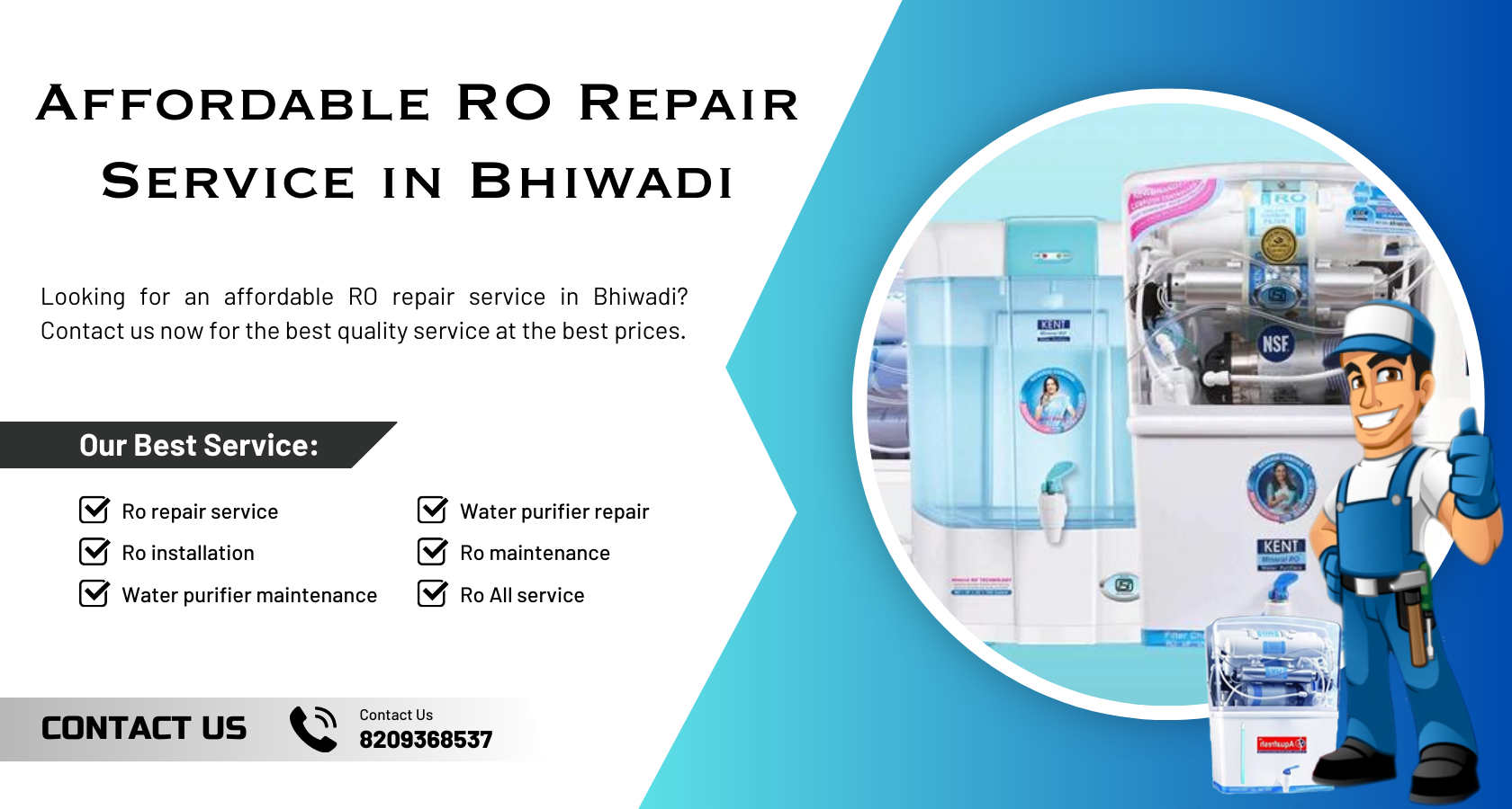 Ro Repair Service Top & best RO water Purifier Services