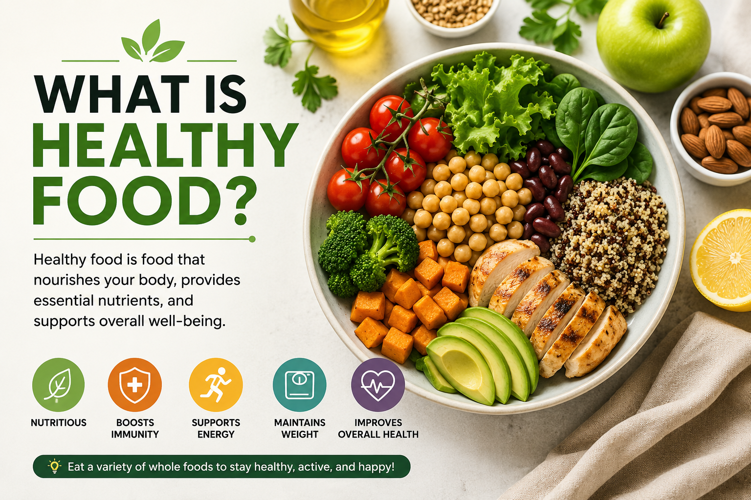 What is Healthy Food | Best 05 Foods That Are Super Health